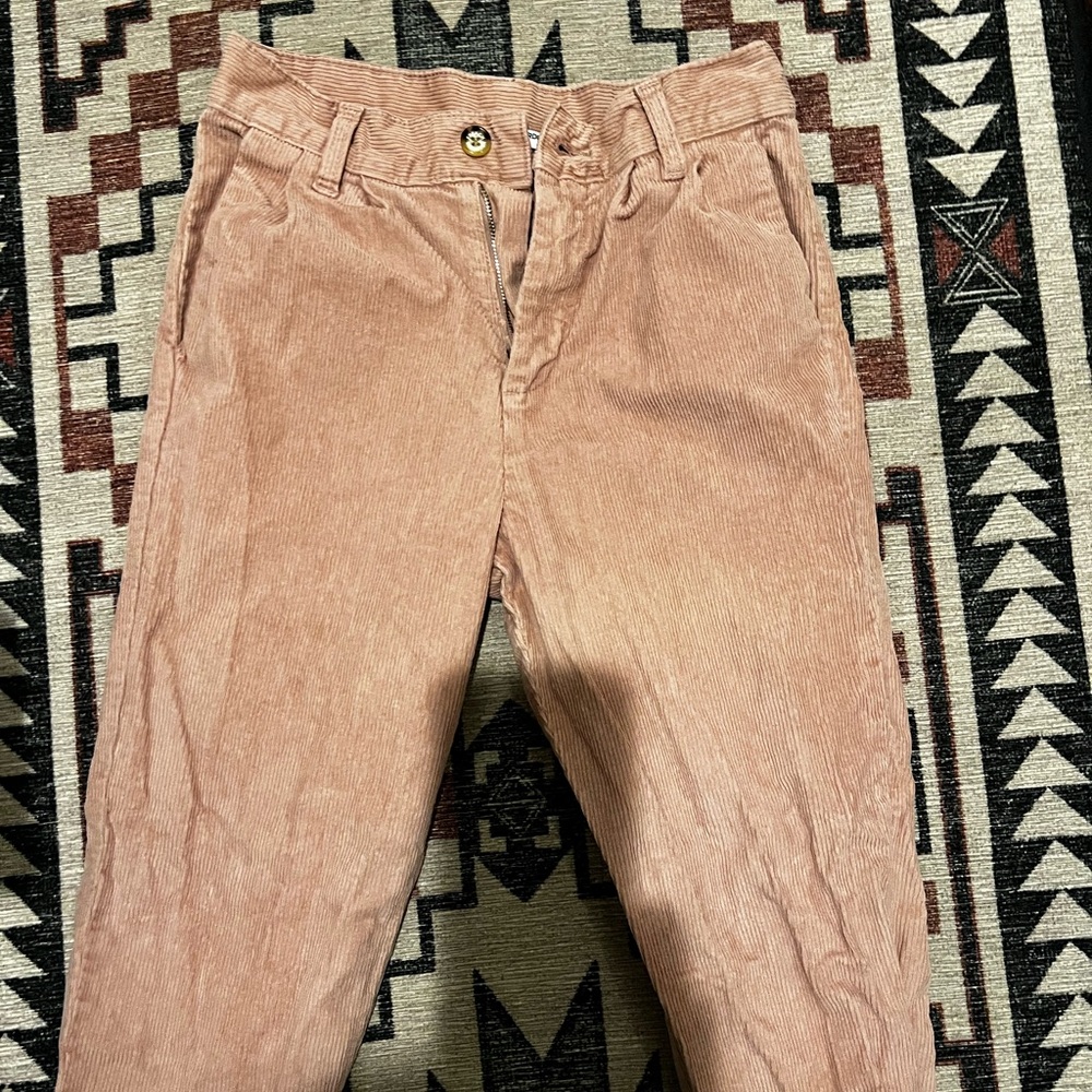 Women's Corduroy Pants in Soft Pink